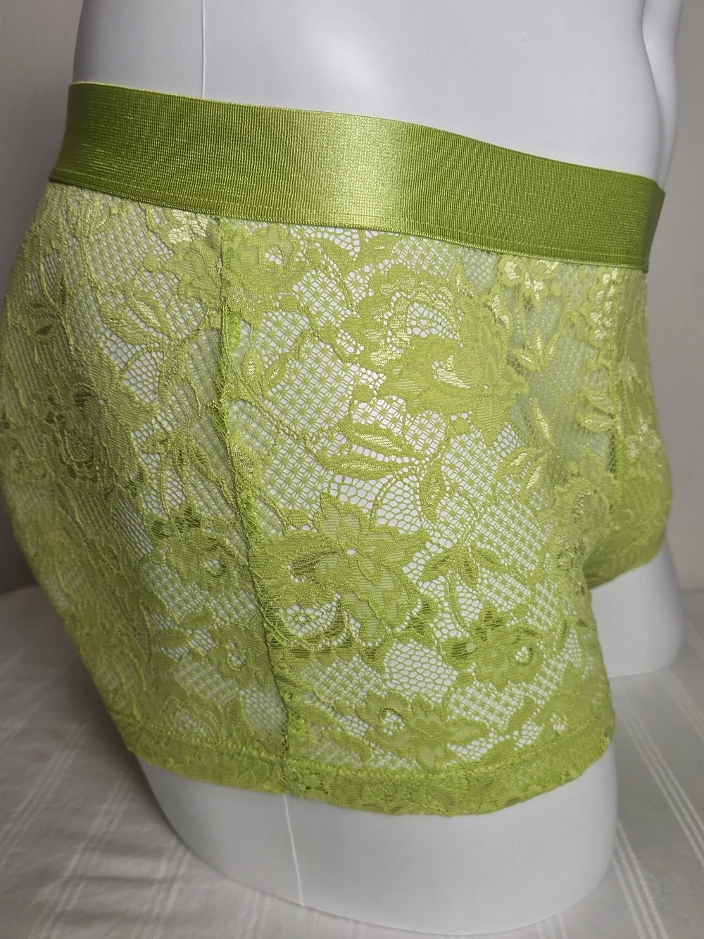 Cosabella Lime Green Lace Boxer Briefs